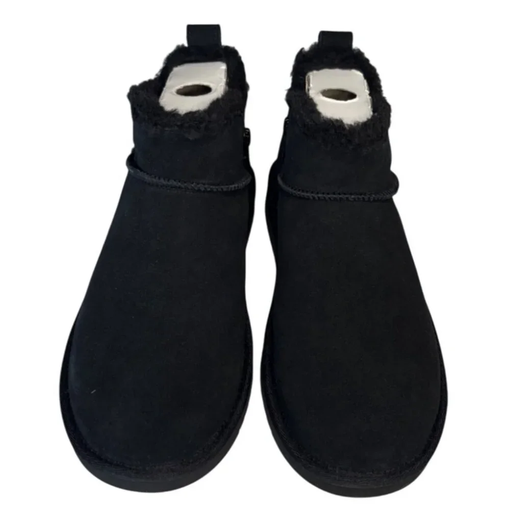 Koolaburra by UGG Kids Koola Ultra Mini Boot Black Suede Girls Size 4 Women's 6